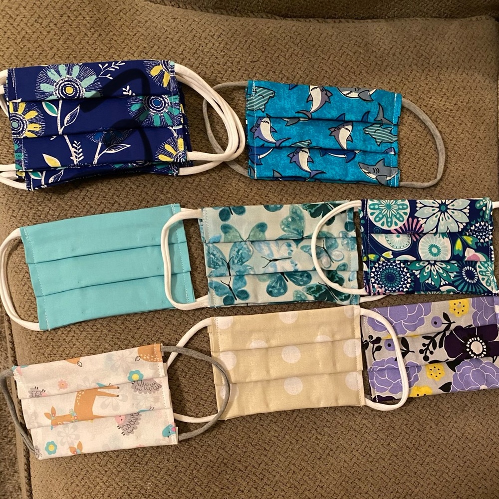 100% cotton face masks